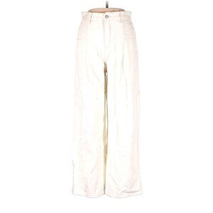 ASM ANNA Jeans High Rise Wide Leg White Women Size M
